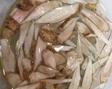 生なのに美味しい春菊とゴボウのサラダ作り方1写真