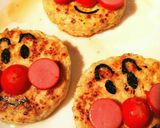 ヘルシーなアンパンマンハンバーグ作り方8写真