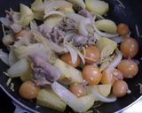 メインになる^^鶏玉ひも煮作り方4写真