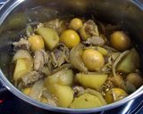 メインになる^^鶏玉ひも煮作り方6写真