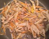 かしわ(親鳥)入り金平ごぼう☆ゆず風味作り方3写真