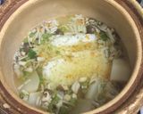 カブときのこの卵雑炊 ✳︎作り方4写真