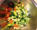 クリスマスにも☆冬の温野菜サラダ作り方2写真