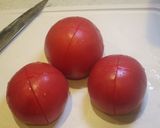 トマトまるごとカプレーゼ　サラダ作り方4写真