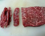 柿入り青椒肉絲作り方1写真