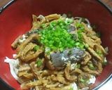サバ大根の味噌煮丼作り方9写真