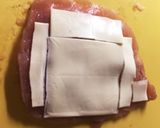 シソとチーズの鶏ハムロール作り方3写真