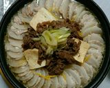 【大根と豚肉のミルフィーユ鍋肉豆腐のせ】作り方4写真