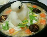大根アート♪豚バラ白菜ミルフィーユ鍋作り方3写真