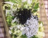 お手軽♪しらすと塩昆布で白菜のナムル作り方2写真