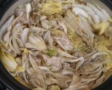 豚肉と白菜のミルフィーユ鍋、時々きのこ作り方5写真