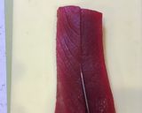 ハワイ風マグロの漬け★オリーブ油のポキ★作り方1写真