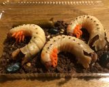 白玉団子でカブトムシの幼虫３(グロ強め)作り方7写真