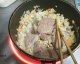 速攻完成!!ぎゅぎゅうっと肉肉チャーハン作り方3写真