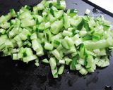 簡単キュウリ入り肉味噌作り方1写真