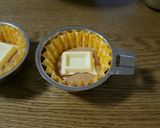 デコチョコの蒸しカップケーキ♥作り方4写真