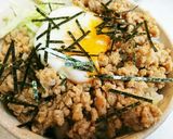 簡単おいしい肉味噌丼作り方1写真