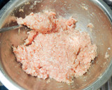調理師さんのしっとり鶏豚だんご鍋作り方4写真
