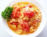 トマトと玉子の中華風炒め 西紅柿炒蛋作り方4写真