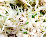 豚こまもやしとシメジの生姜焼肉炒め作り方3写真