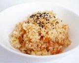 すりおろしにんじんの炊き込みご飯作り方2写真