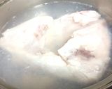 節約♡鯛のアラで旨い鯛柚子胡椒の湯豆腐作り方2写真