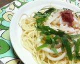 人気の♡イカ♥梅シソ♡パスタ作り方3写真