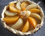 桃のひまわりタルト作り方5写真