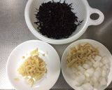 なめ茸入り！ひじきの炊き込みご飯作り方3写真