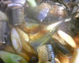 秋刀魚とネギの甘辛煮☆作り方2写真