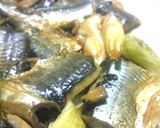 秋刀魚とネギの甘辛煮☆作り方3写真