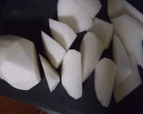 圧力鍋で炊く‥「さば水煮・トロトロ大根」作り方1写真