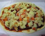 がっつり野菜乗せ♪ヘルシーピザ作り方4写真