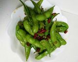 枝豆のペペロンチーノ風炒め作り方4写真