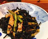 ひじきとアスパラベーコンの炒め煮。作り方6写真