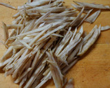 簡単！豆腐とほうれん草 ごぼうの餡掛け煮作り方3写真