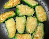 ピーマンのジャガ詰め　お好み焼き風！作り方5写真
