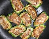 ピーマンのジャガ詰め　お好み焼き風！作り方8写真