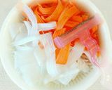 リボン野菜とお楽しみ巾着のカレー豆乳鍋作り方2写真