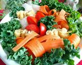 リボン野菜とお楽しみ巾着のカレー豆乳鍋作り方6写真