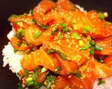 ノルウェーサーモンで漬け丼!作り方2写真