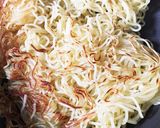白菜消費　黒酢あんかけ焼きそば作り方1写真