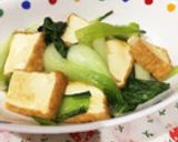 青梗菜と豆腐の中華炒め作り方4写真