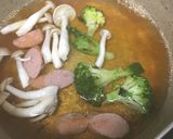あったかランチジャーで卵野菜スープ作り方2写真