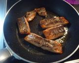 美味しい★スモークサーモンソテー弁当作り方1写真