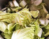 簡単時短節約！鯖缶の白菜豆腐卵とじ☆作り方1写真