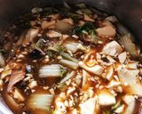 簡単時短節約！鯖缶の白菜豆腐卵とじ☆作り方2写真