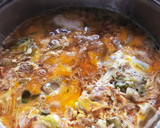 簡単時短節約！鯖缶の白菜豆腐卵とじ☆作り方3写真