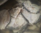 カワハギの頭のお味噌汁作り方2写真
