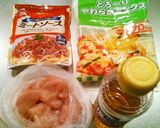 鶏胸肉のミートソース焼き作り方1写真
